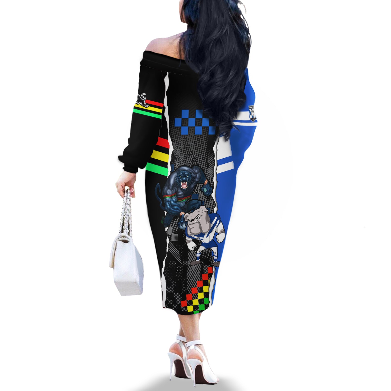 nrl-combine-bulldogs-and-panthers-off-the-shoulder-long-sleeve-dress