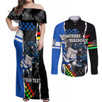 custom-nrl-combine-bulldogs-and-panthers-couples-matching-off-shoulder-maxi-dress-and-long-sleeve-button-shirts