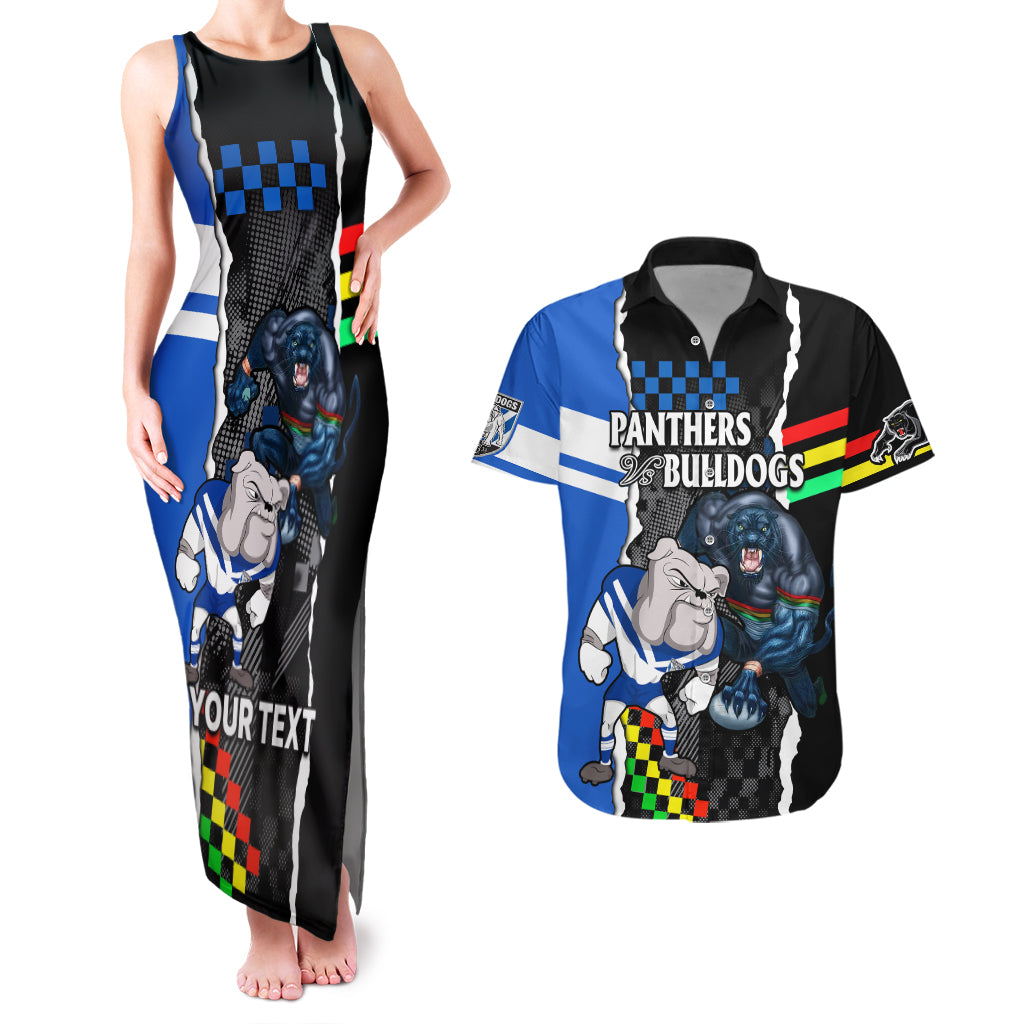 custom-nrl-combine-bulldogs-and-panthers-couples-matching-tank-maxi-dress-and-hawaiian-shirt