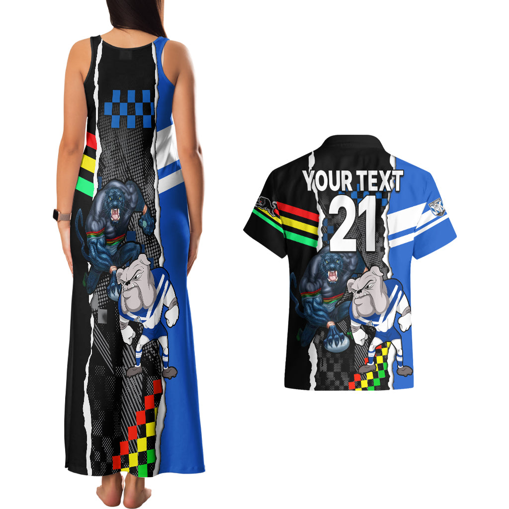 custom-nrl-combine-bulldogs-and-panthers-couples-matching-tank-maxi-dress-and-hawaiian-shirt