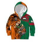 Wests Tigers and Rabbitohs Rugby Kid Hoodie Sporty Style LT9