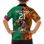 Custom Wests Tigers and Rabbitohs Rugby Hawaiian Shirt Sporty Style LT9