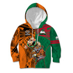 Custom Wests Tigers and Rabbitohs Rugby Kid Hoodie Sporty Style LT9