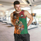 Custom Wests Tigers and Rabbitohs Rugby Men Tank Top Sporty Style LT9