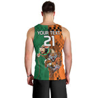 Custom Wests Tigers and Rabbitohs Rugby Men Tank Top Sporty Style LT9