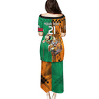 Custom Wests Tigers and Rabbitohs Rugby Puletasi Sporty Style LT9