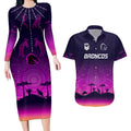 nrl-broncos-couples-matching-long-sleeve-bodycon-dress-and-hawaiian-shirt-the-starry-night-indigenous-aboriginal