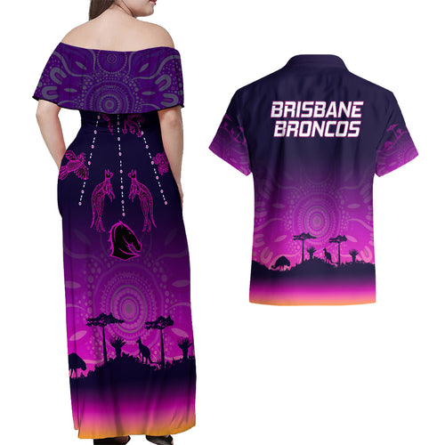 nrl-broncos-couples-matching-off-shoulder-maxi-dress-and-hawaiian-shirt-the-starry-night-indigenous-aboriginal