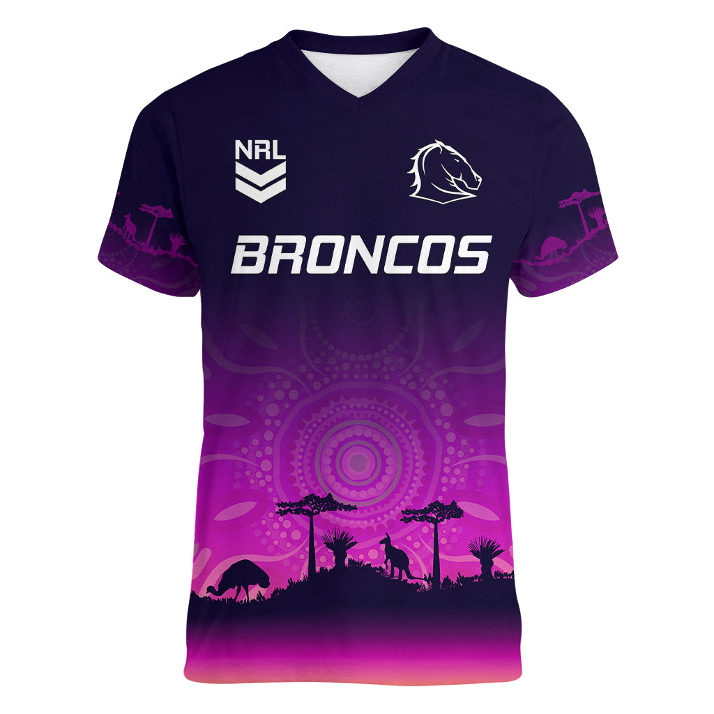 nrl-broncos-women-v-neck-t-shirt-the-starry-night-indigenous-aboriginal