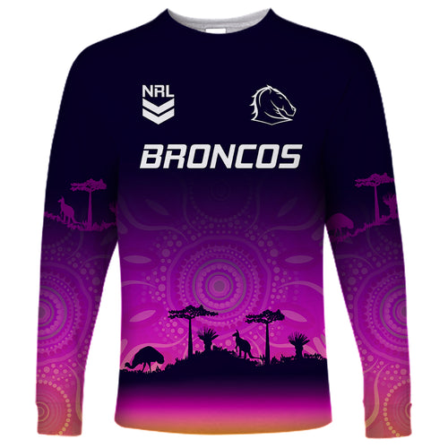 custom-nrl-broncos-long-sleeve-shirt-the-starry-night-indigenous-aboriginal