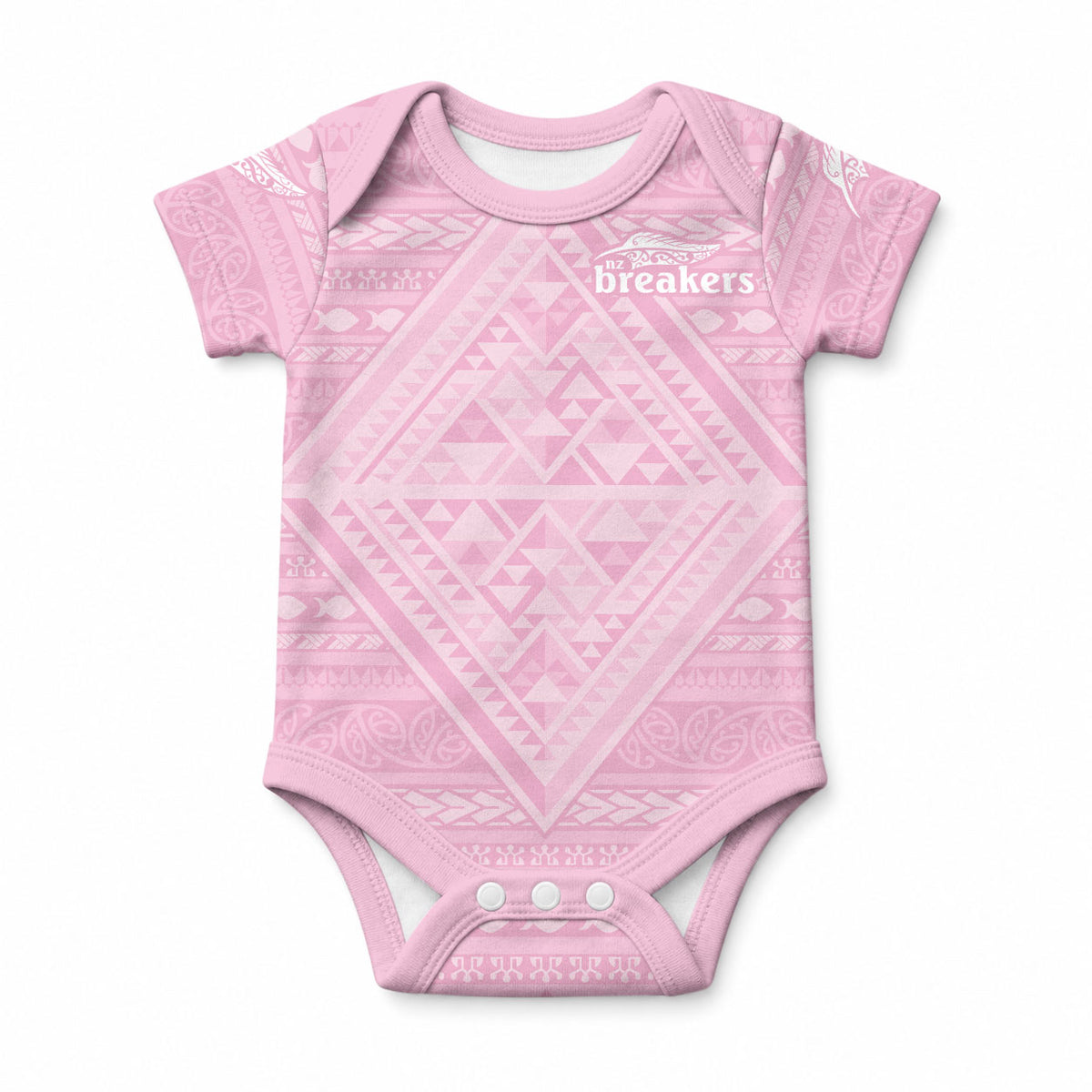 Custom New Zealand Basketball Indigenous Baby Onesie