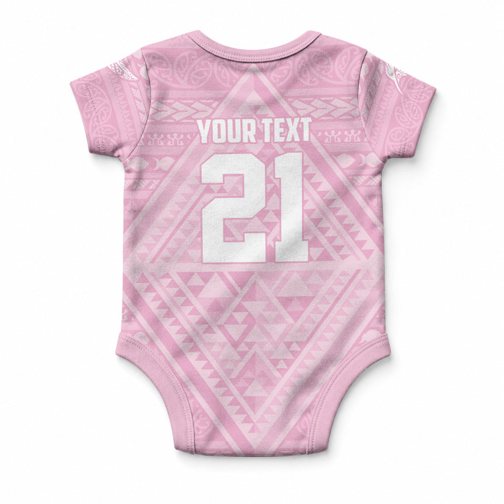 Custom New Zealand Basketball Indigenous Baby Onesie