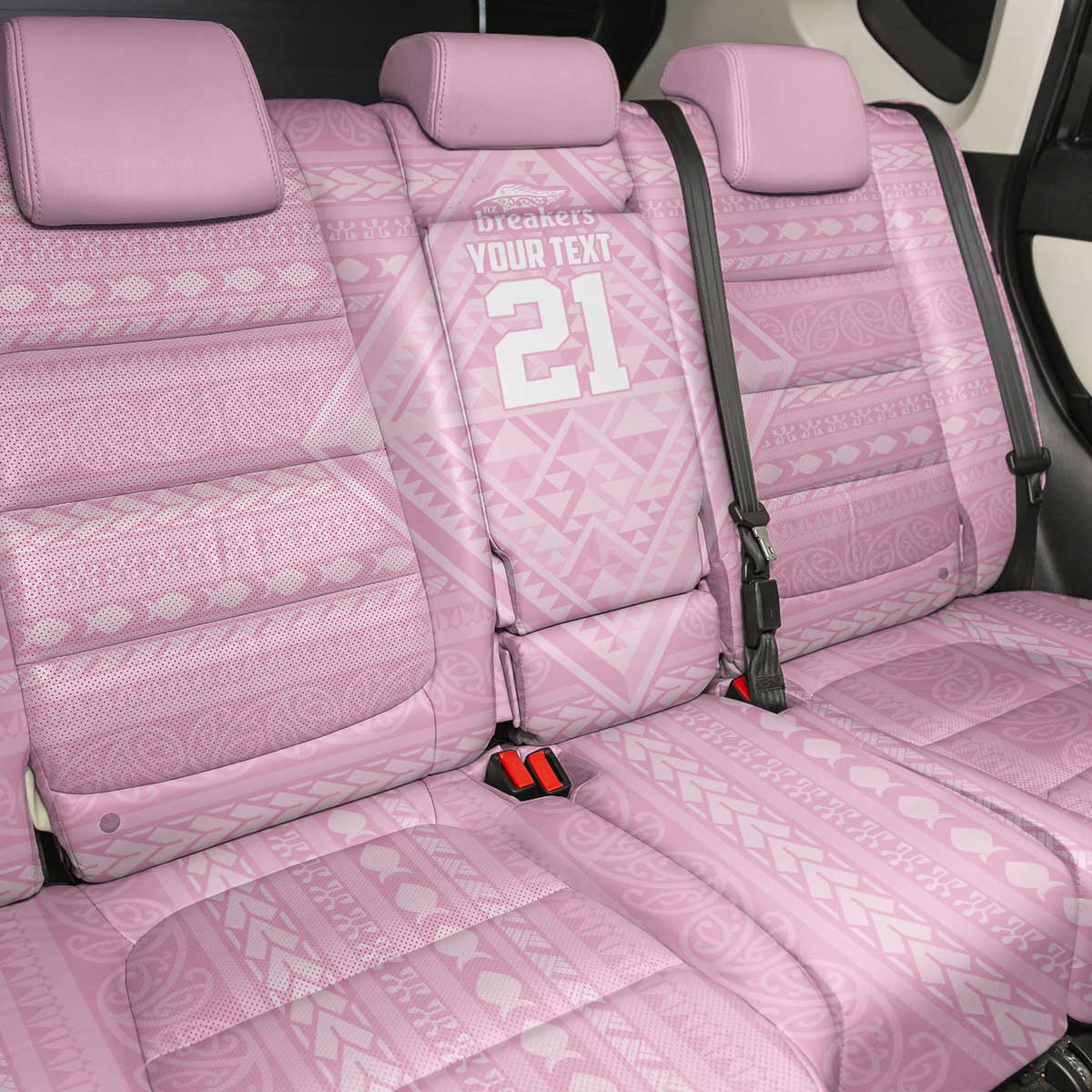Custom New Zealand Basketball Indigenous Back Car Seat Cover - Aussie Hoodie