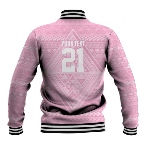 Custom New Zealand Basketball Indigenous Baseball Jacket - Aussie Hoodie