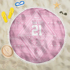 Custom New Zealand Basketball Indigenous Beach Blanket - Aussie Hoodie