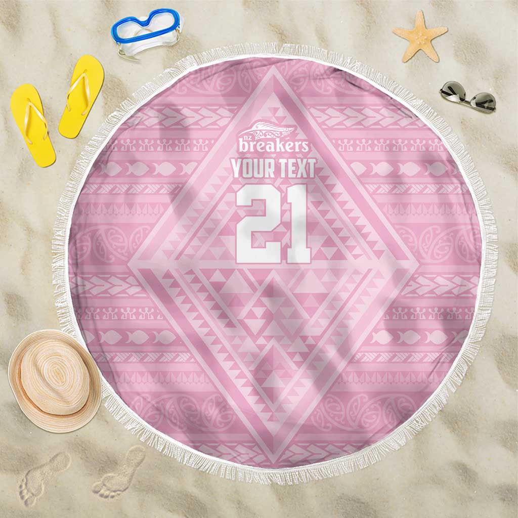 Custom New Zealand Basketball Indigenous Beach Blanket - Aussie Hoodie