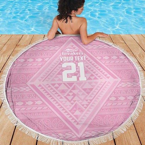 Custom New Zealand Basketball Indigenous Beach Blanket - Aussie Hoodie