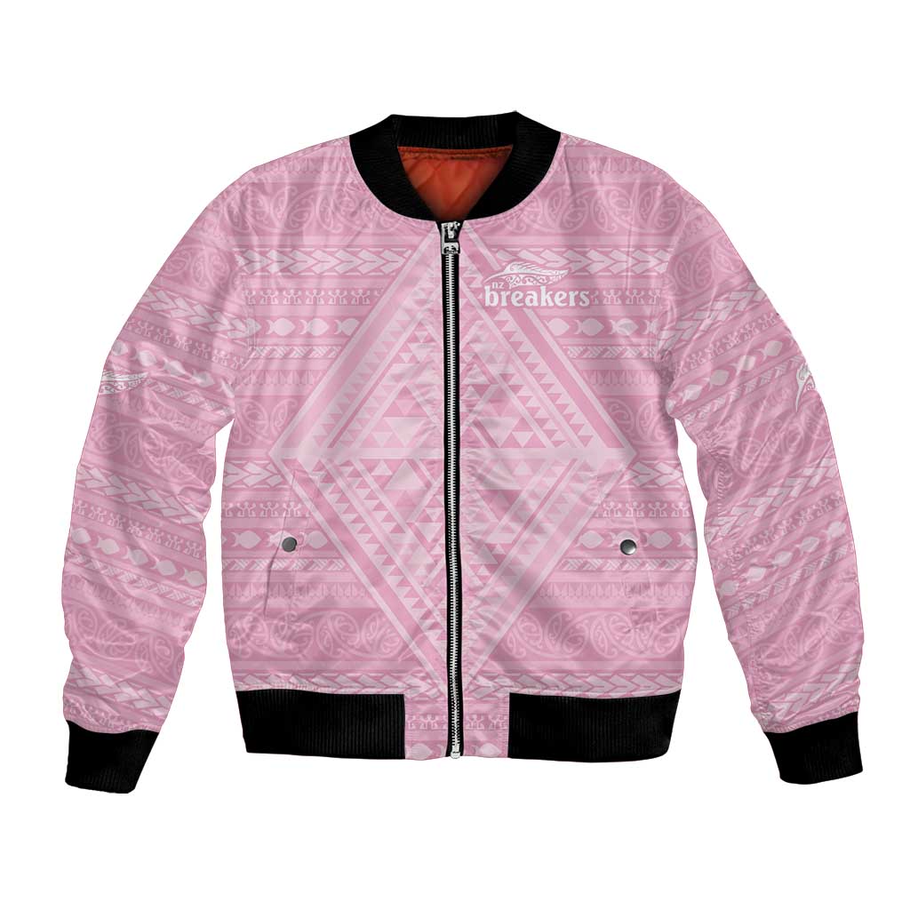 Custom New Zealand Basketball Indigenous Bomber Jacket - Aussie Hoodie