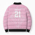 Custom New Zealand Basketball Indigenous Bomber Puffer Jacket - Aussie Hoodie