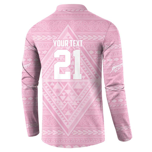 Custom New Zealand Basketball Indigenous Button Sweatshirt - Aussie Hoodie