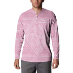 Custom New Zealand Basketball Indigenous Button Sweatshirt - Aussie Hoodie