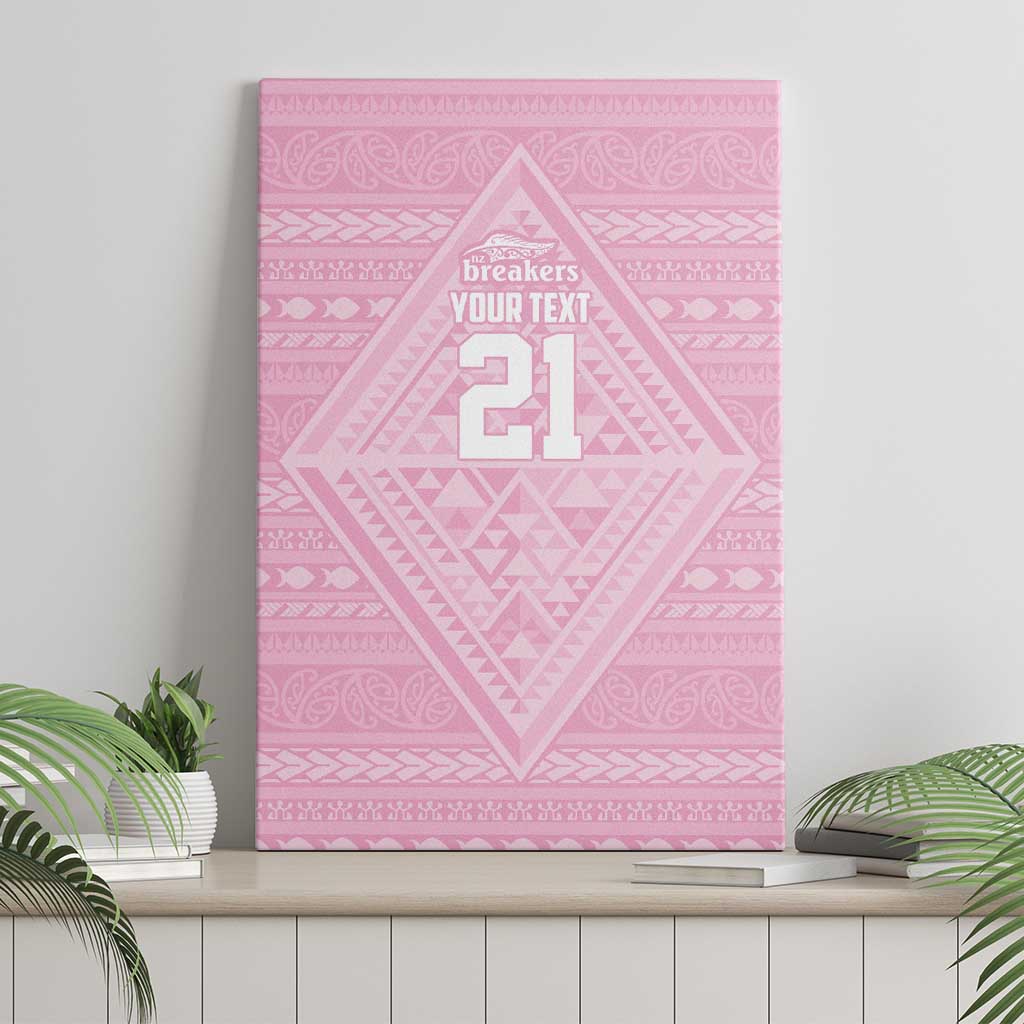 Custom New Zealand Basketball Indigenous Canvas Wall Art - Aussie Hoodie