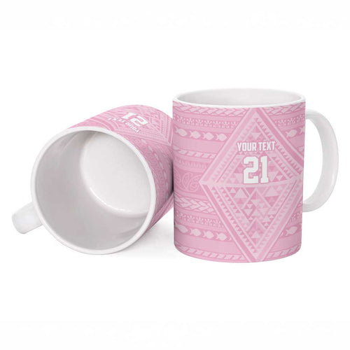 Custom New Zealand Basketball Indigenous Ceramic Mug - Aussie Hoodie