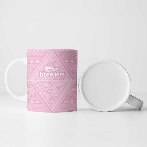 Custom New Zealand Basketball Indigenous Ceramic Mug - Aussie Hoodie