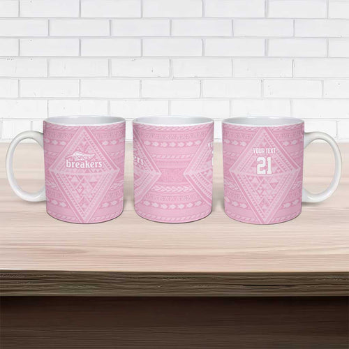Custom New Zealand Basketball Indigenous Ceramic Mug - Aussie Hoodie