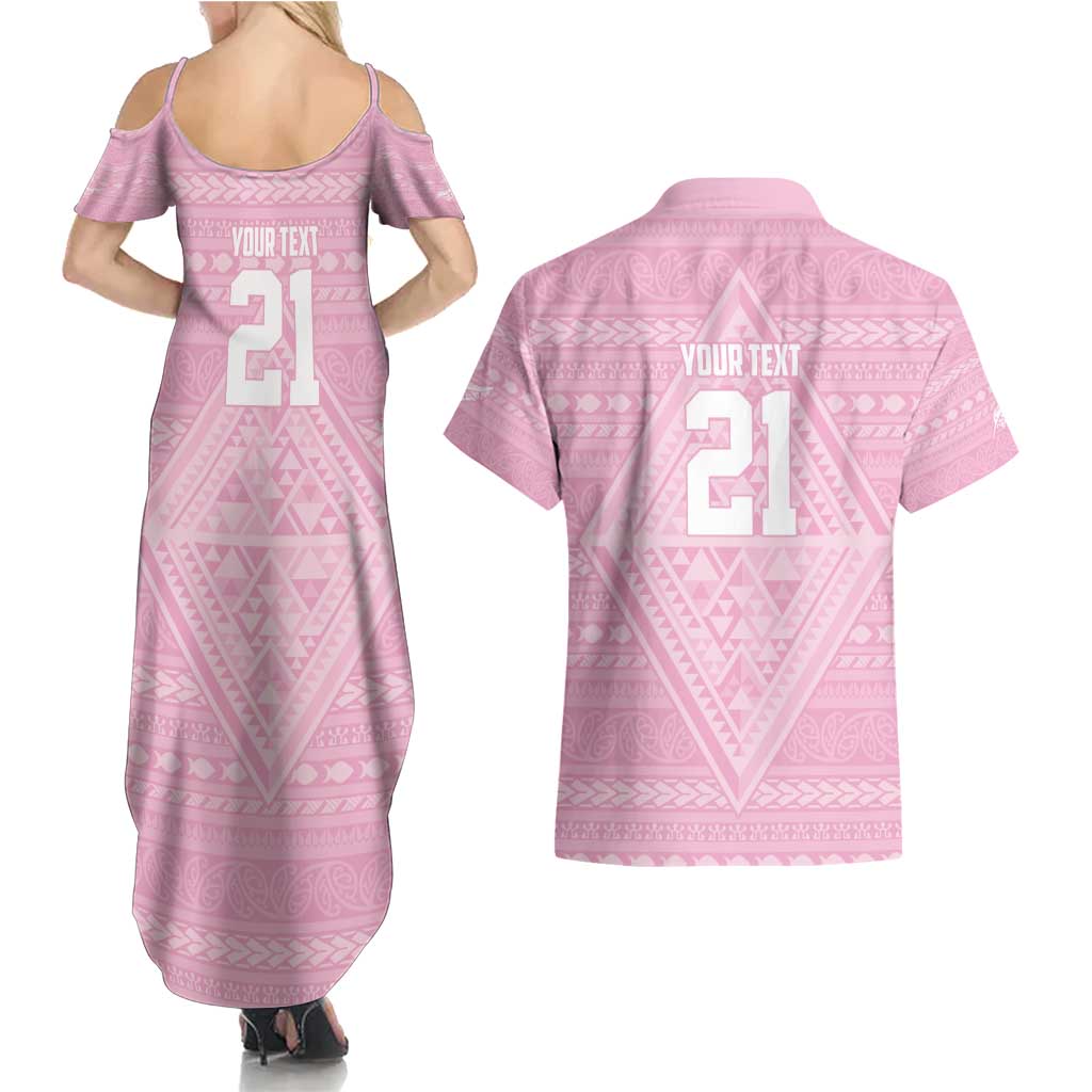 Custom New Zealand Basketball Indigenous Couples Matching Summer Maxi Dress and Hawaiian Shirt - Aussie Hoodie