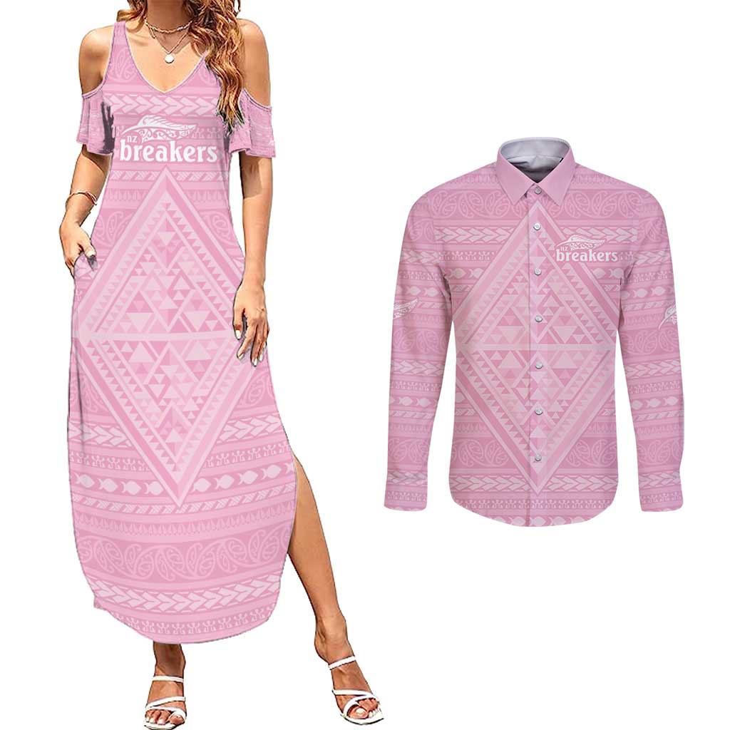 Custom New Zealand Basketball Indigenous Couples Matching Summer Maxi Dress and Long Sleeve Button Shirt - Aussie Hoodie