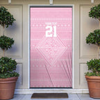 Custom New Zealand Basketball Indigenous Door Cover - Aussie Hoodie