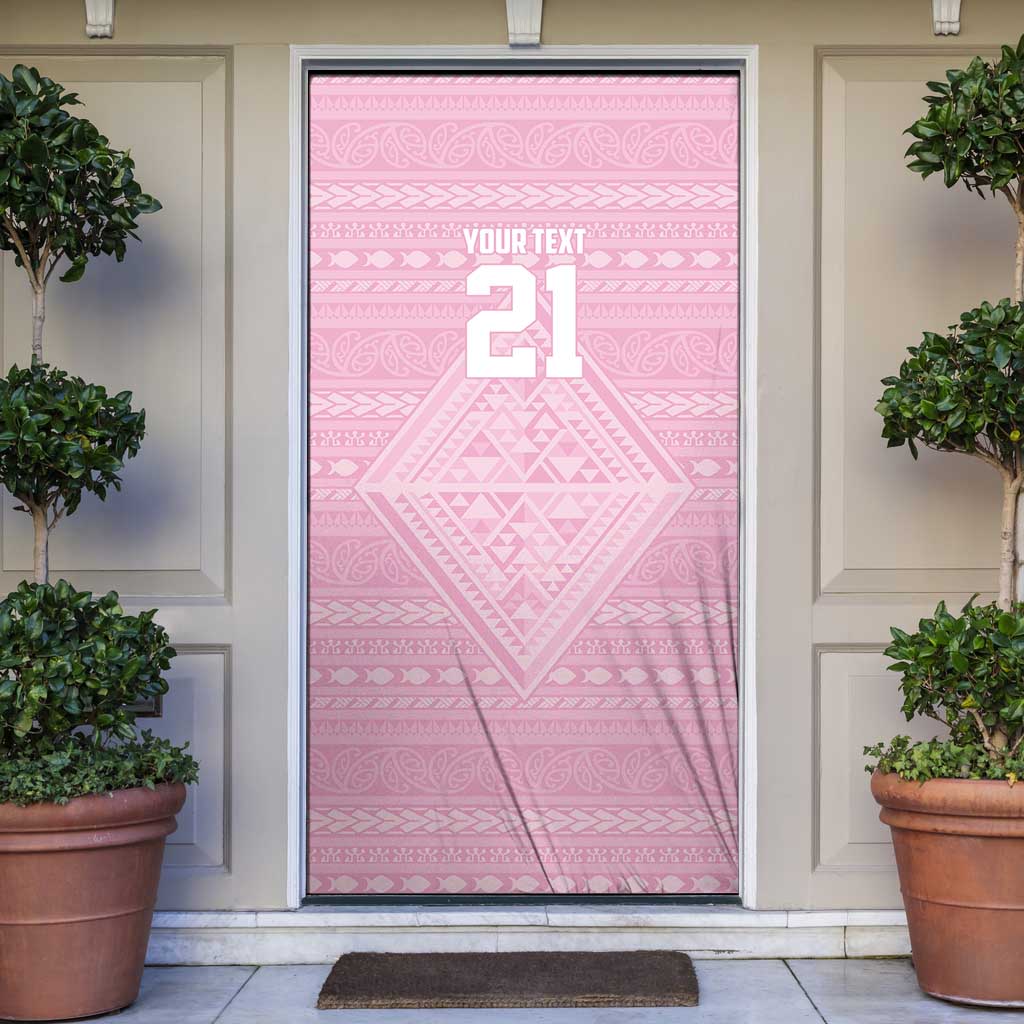 Custom New Zealand Basketball Indigenous Door Cover - Aussie Hoodie