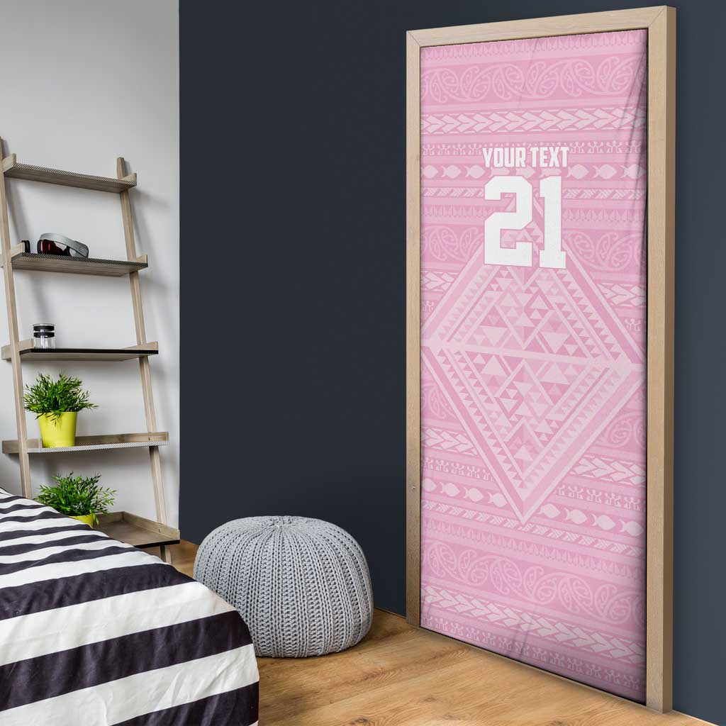 Custom New Zealand Basketball Indigenous Door Cover - Aussie Hoodie