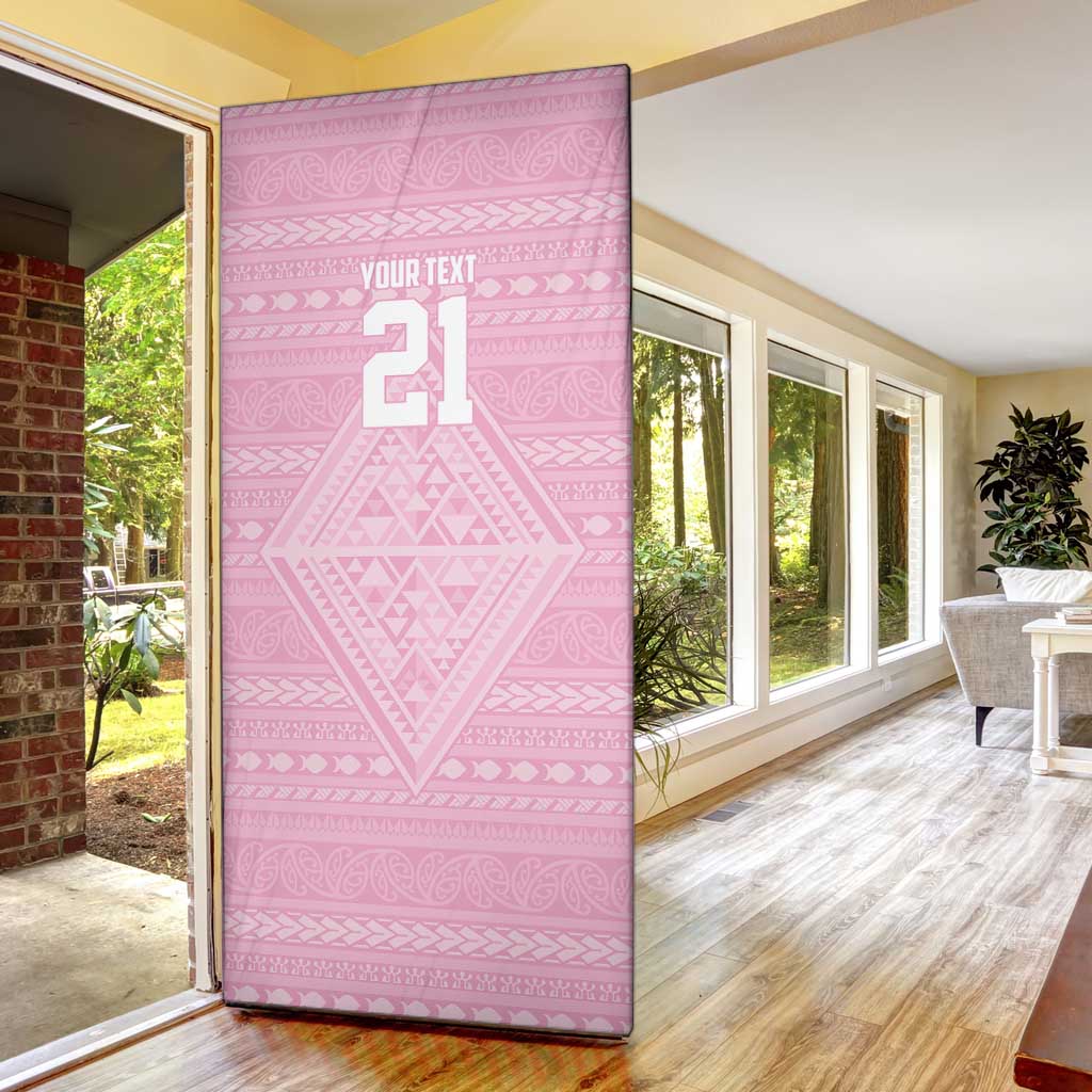 Custom New Zealand Basketball Indigenous Door Cover - Aussie Hoodie