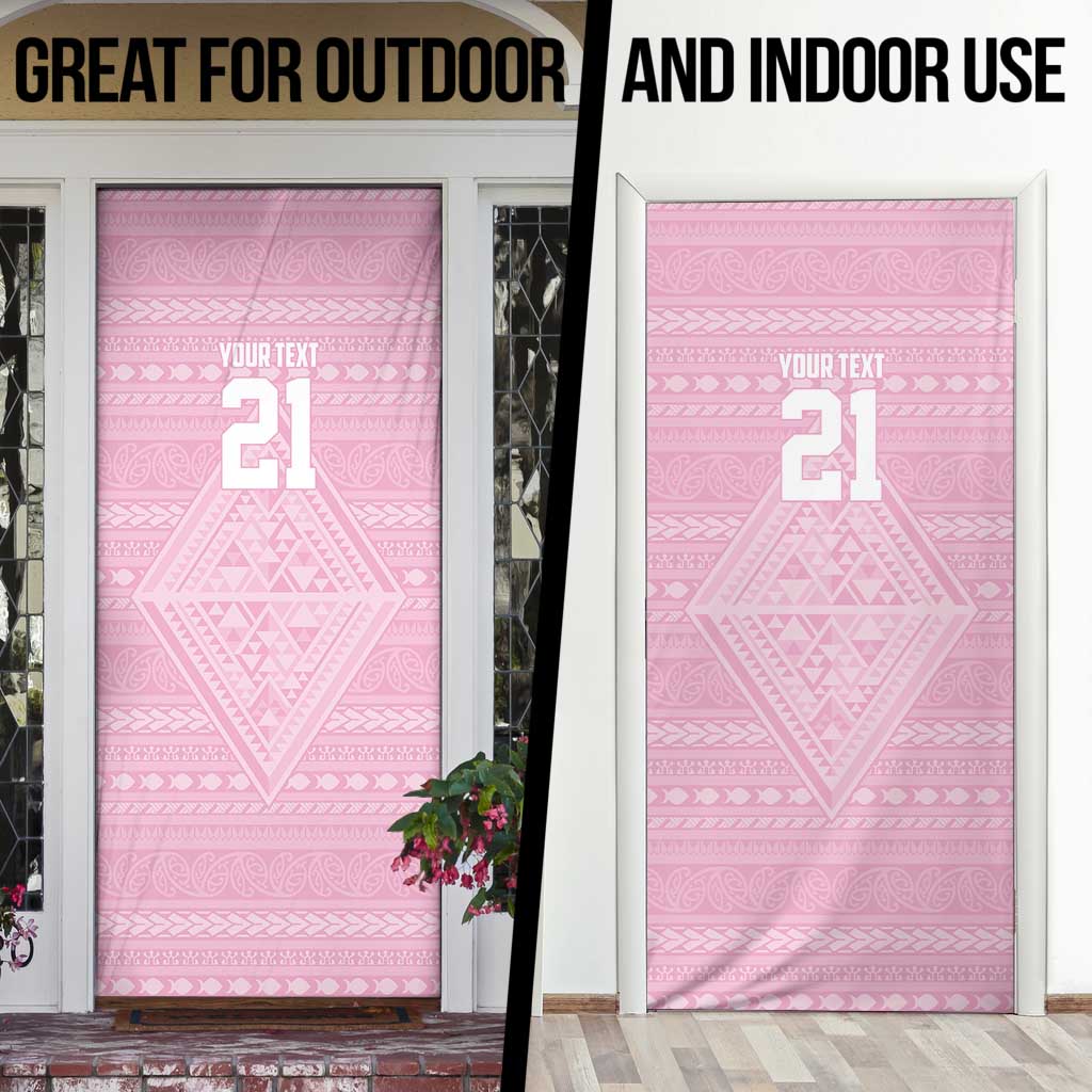 Custom New Zealand Basketball Indigenous Door Cover - Aussie Hoodie