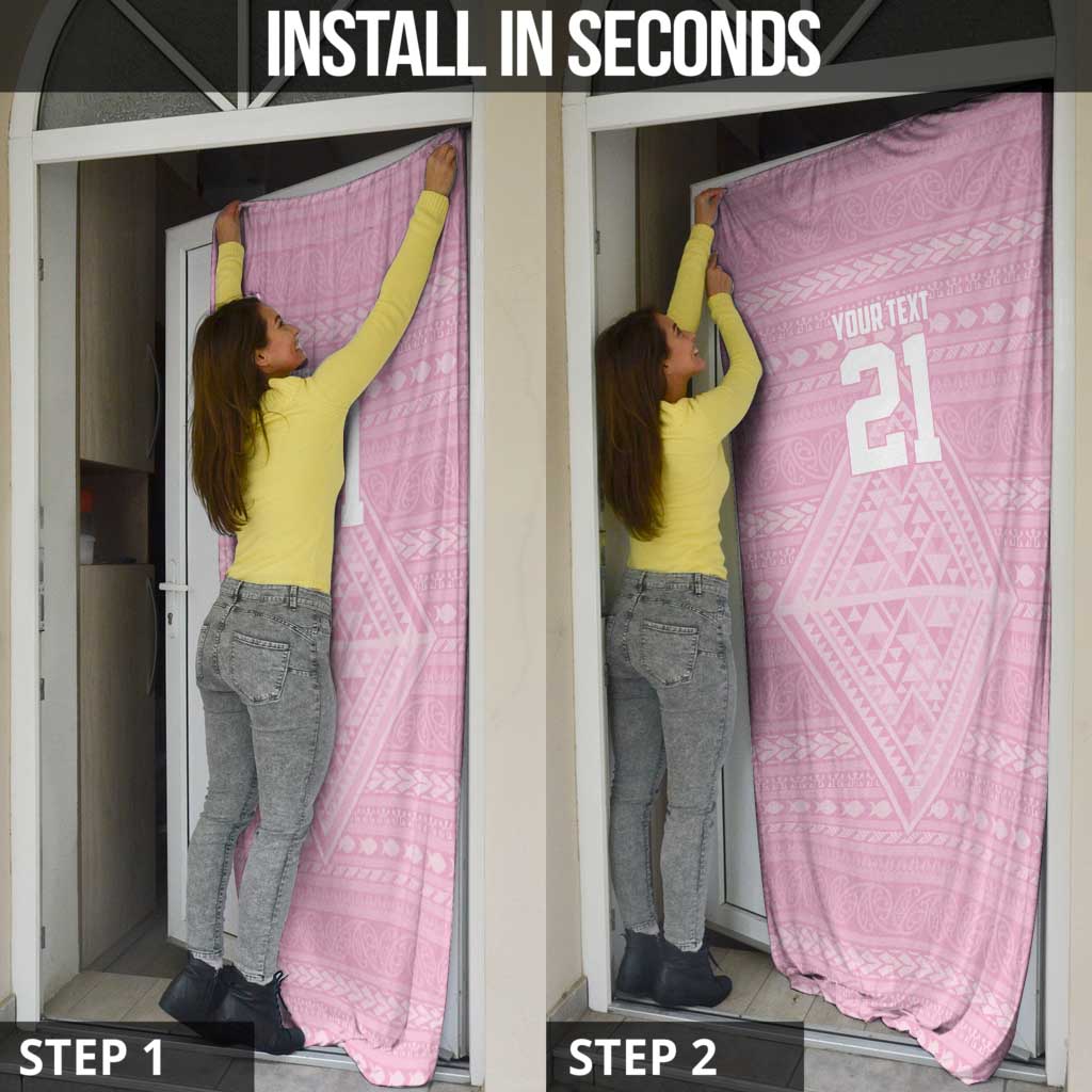 Custom New Zealand Basketball Indigenous Door Cover - Aussie Hoodie
