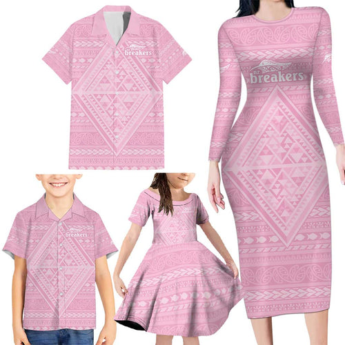 Custom New Zealand Basketball Indigenous Family Matching Long Sleeve Bodycon Dress and Hawaiian Shirt - Aussie Hoodie
