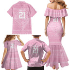 Custom New Zealand Basketball Indigenous Family Matching Mermaid Dress and Hawaiian Shirt - Aussie Hoodie
