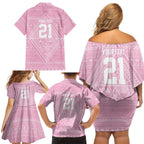 Custom New Zealand Basketball Indigenous Family Matching Off Shoulder Short Dress and Hawaiian Shirt - Aussie Hoodie
