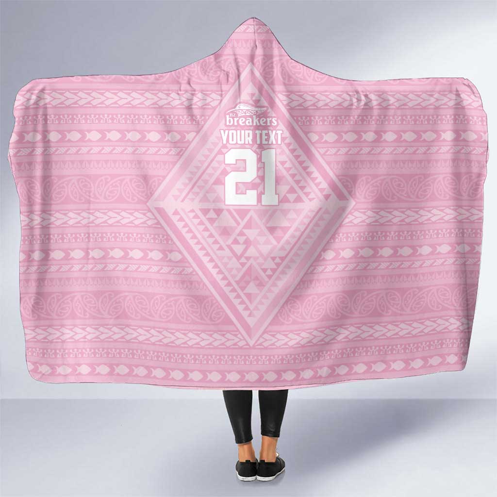 Custom New Zealand Basketball Indigenous Hooded Blanket - Aussie Hoodie