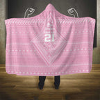 Custom New Zealand Basketball Indigenous Hooded Blanket - Aussie Hoodie