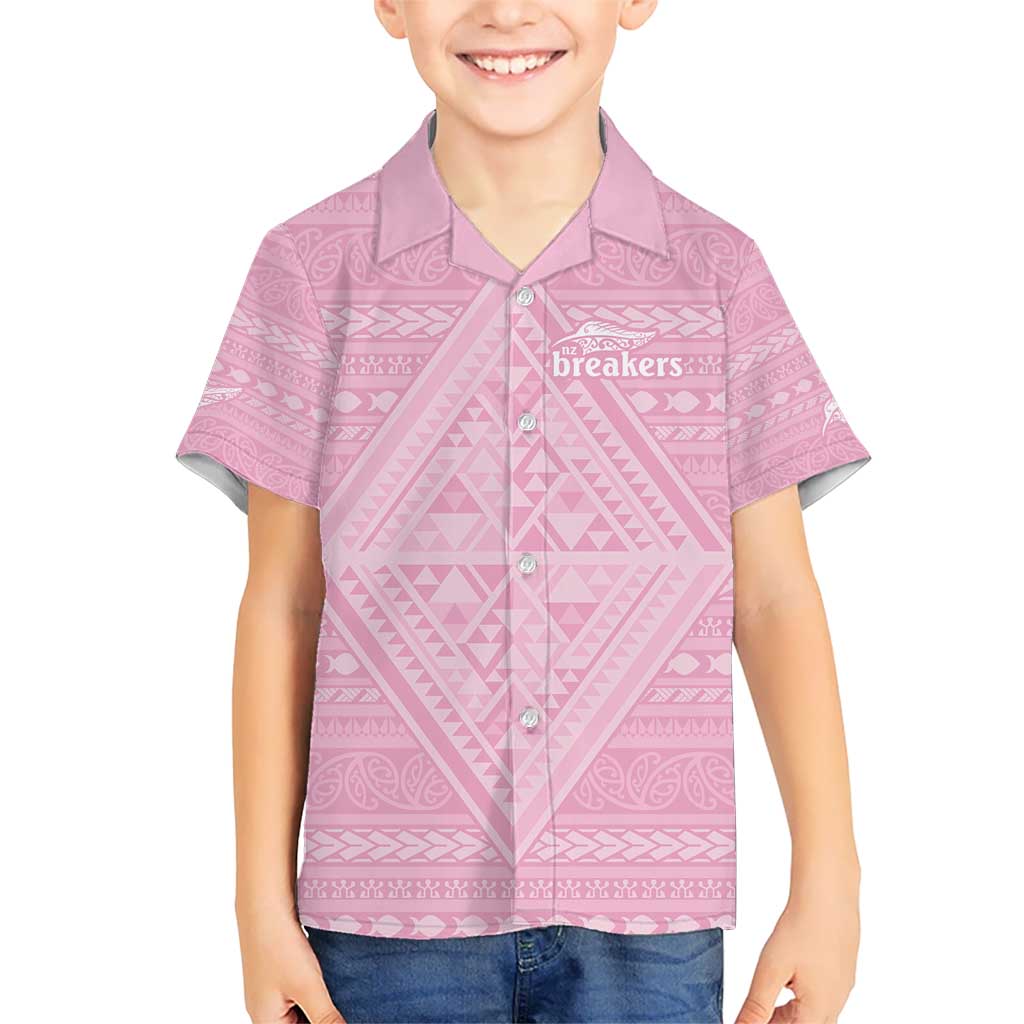 Custom New Zealand Basketball Indigenous Kid Hawaiian Shirt - Aussie Hoodie