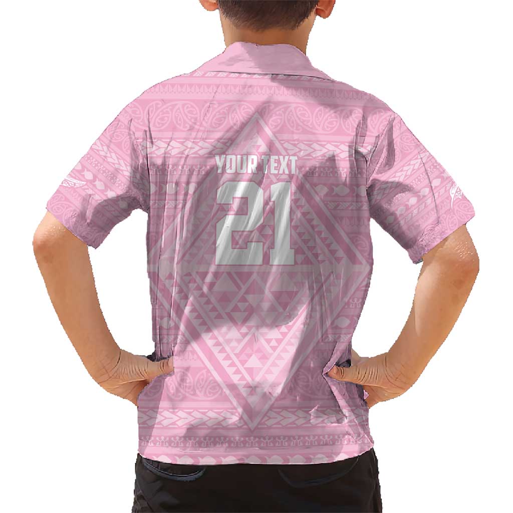 Custom New Zealand Basketball Indigenous Kid Hawaiian Shirt - Aussie Hoodie