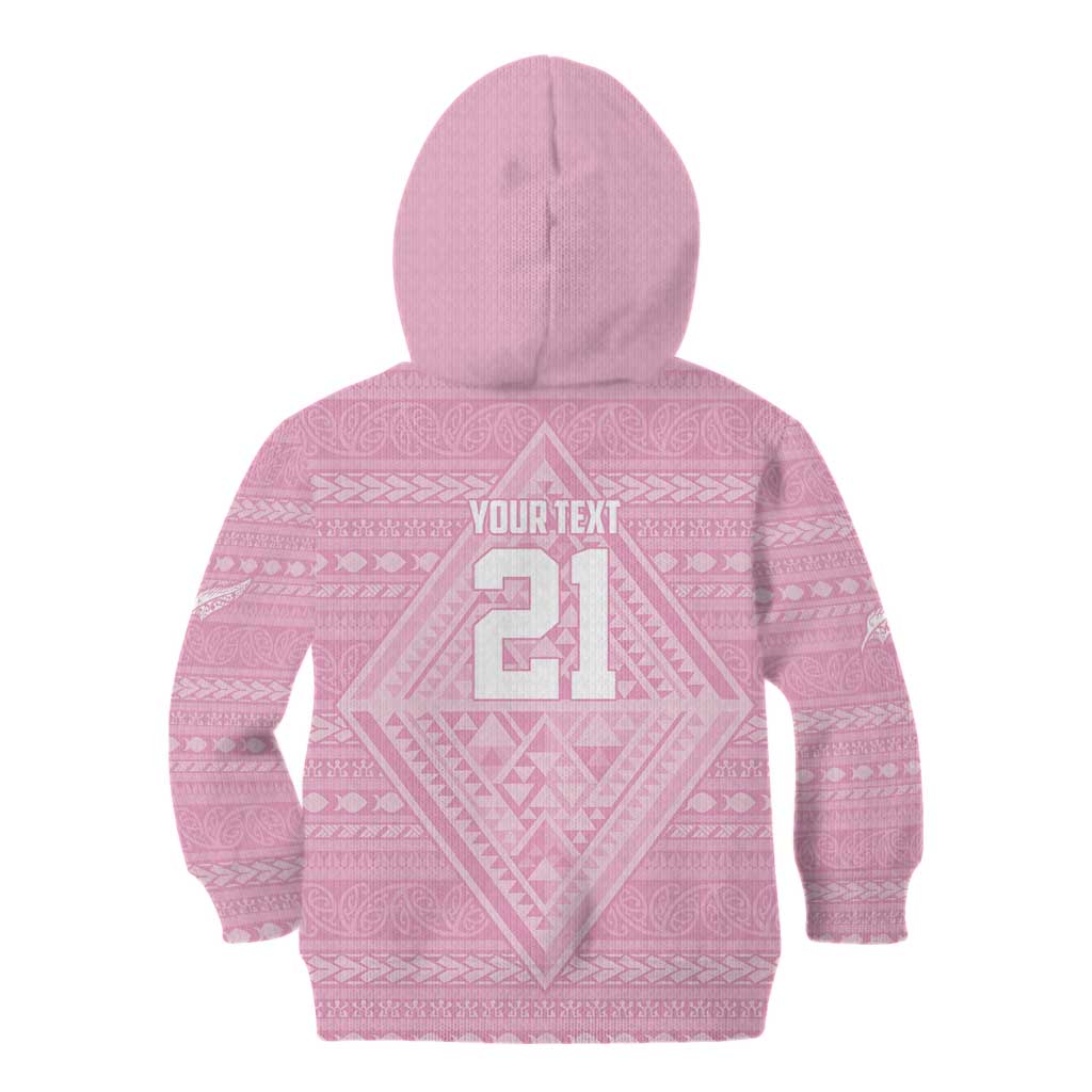 Custom New Zealand Basketball Indigenous Kid Hoodie - Aussie Hoodie