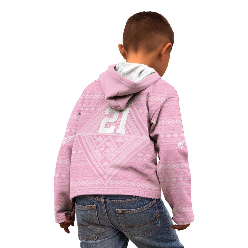Custom New Zealand Basketball Indigenous Kid Hoodie - Aussie Hoodie