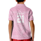 Custom New Zealand Basketball Indigenous Kid Polo Shirt - Aussie Hoodie