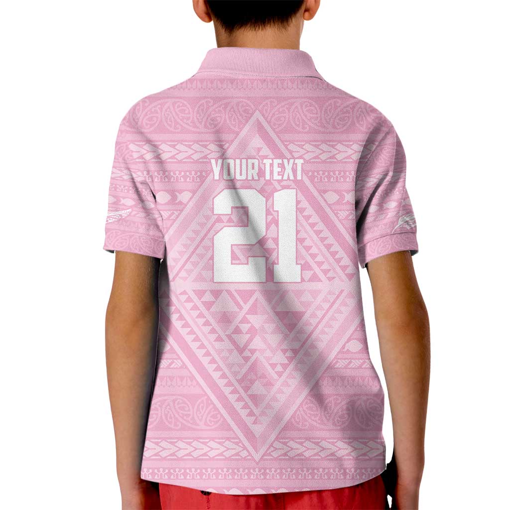 Custom New Zealand Basketball Indigenous Kid Polo Shirt - Aussie Hoodie