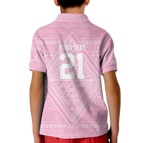 Custom New Zealand Basketball Indigenous Kid Polo Shirt - Aussie Hoodie