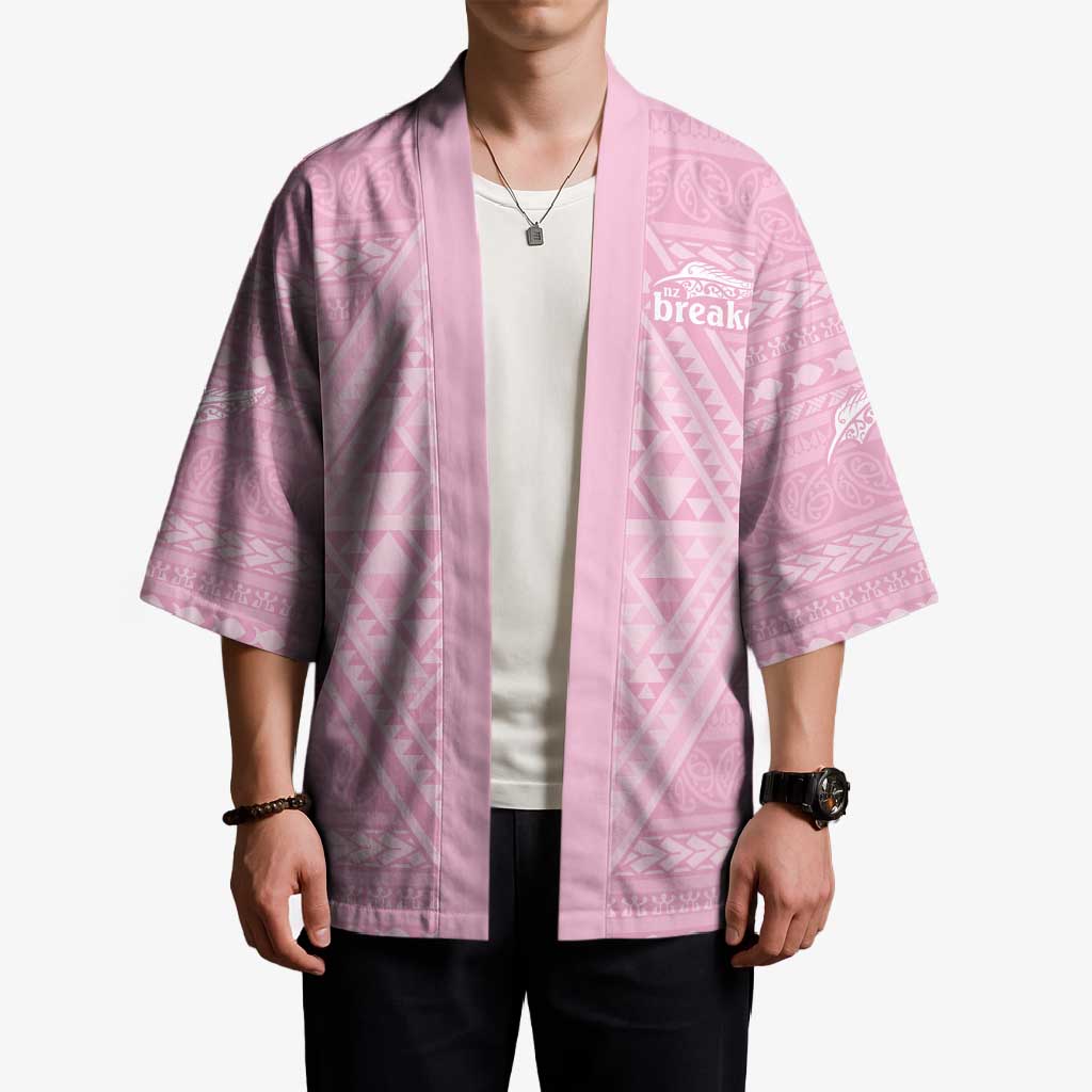 Custom New Zealand Basketball Indigenous Kimono - Aussie Hoodie